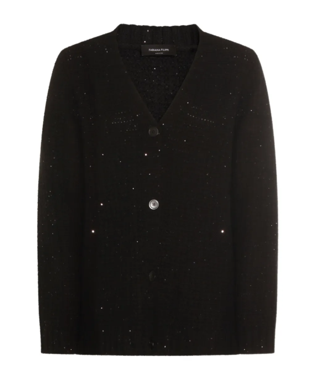 Button Embellished Cardigan