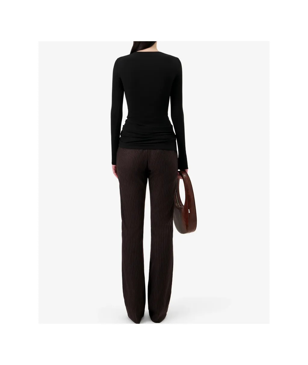 Round-Neck Embellished T-Shirt