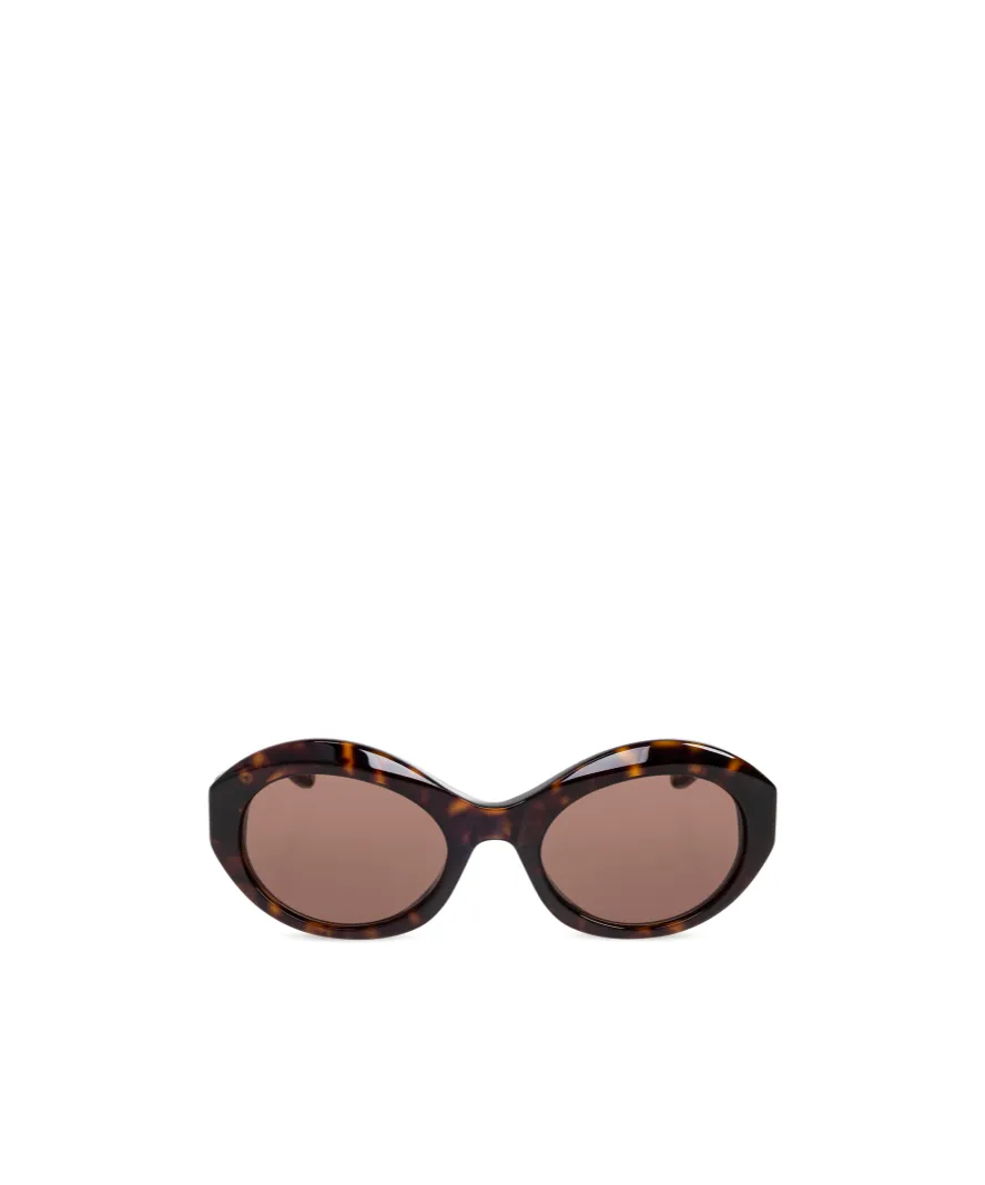 Oval-Frame Sunglasses