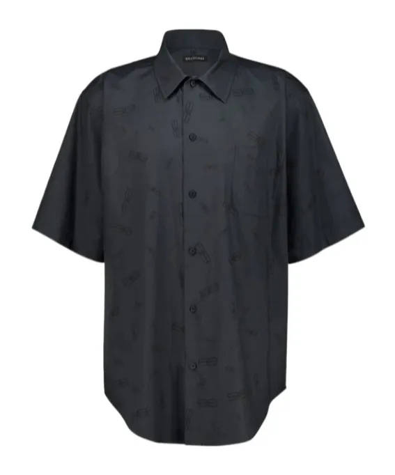 Collared Short-Sleeve Shirt