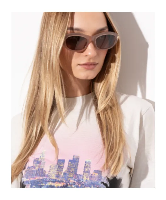 Oval Frame Sunglasses