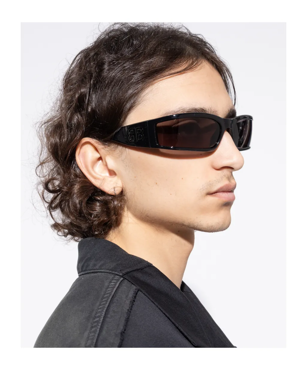 Rectangular-Frame Sunglasses