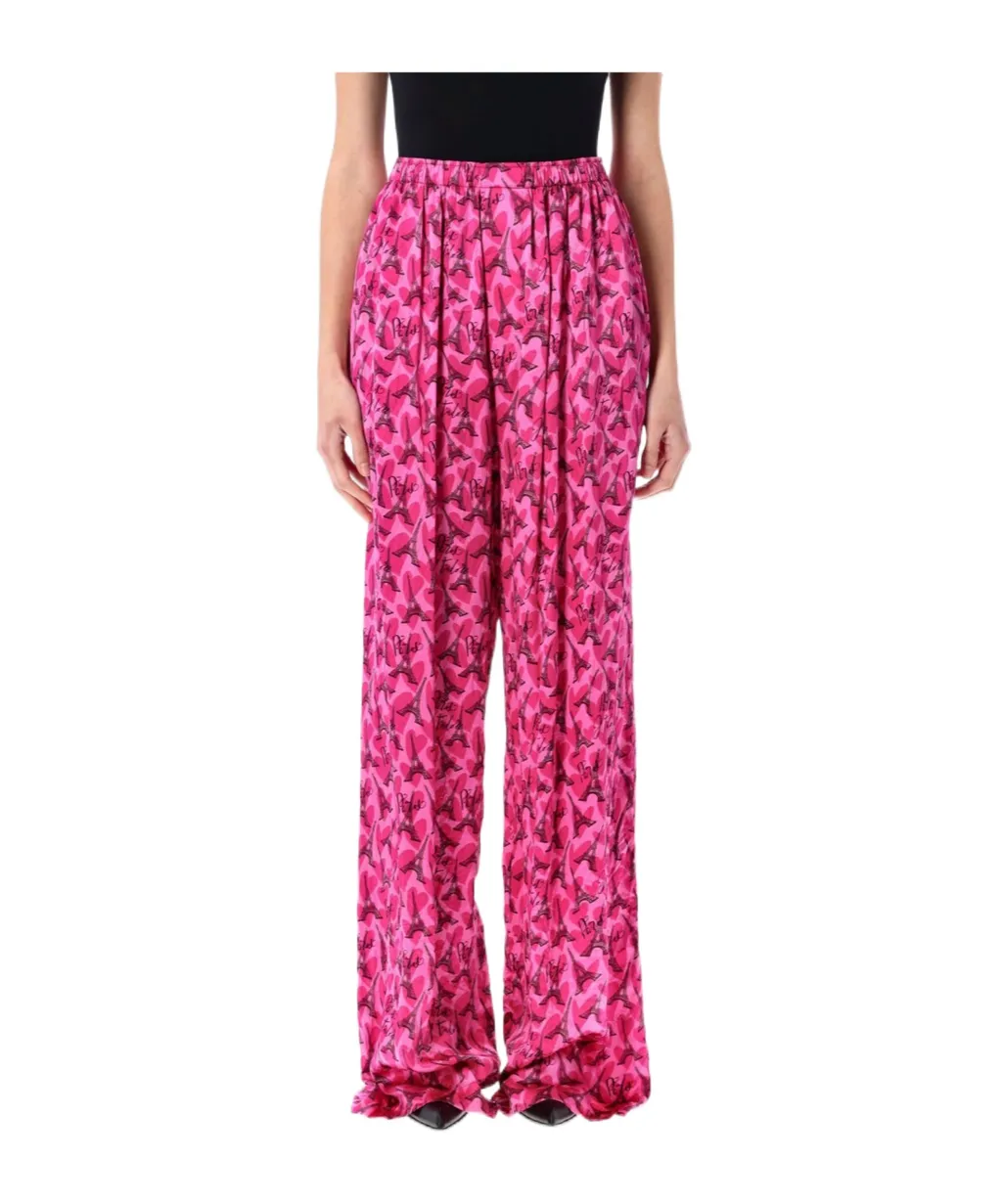 Pants With Branded Print