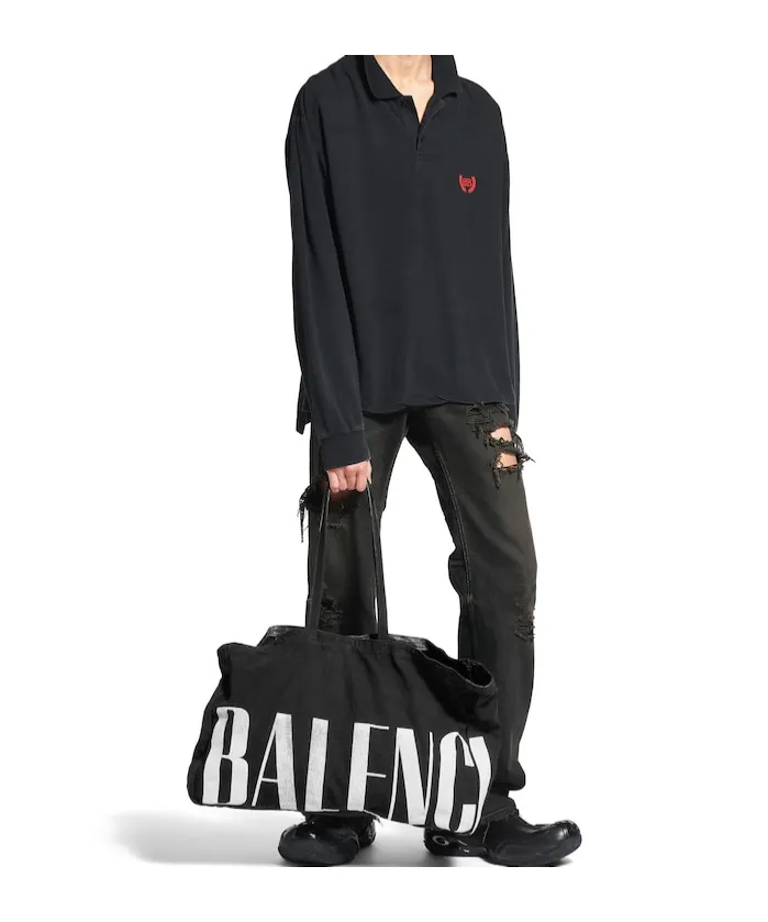 Editor East-West Large Tote Bag
