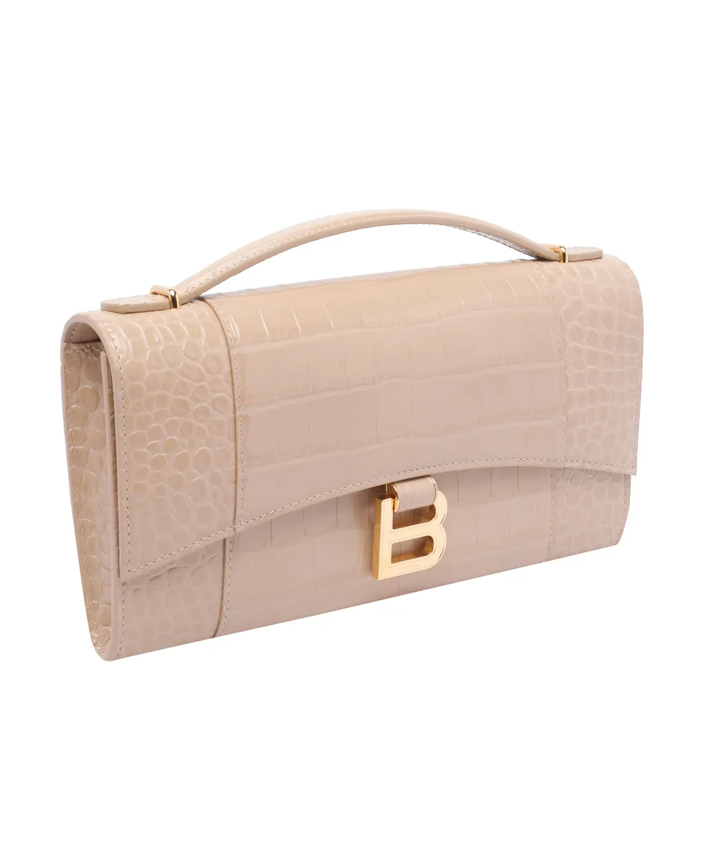 Hourglass Top Handle Bag
