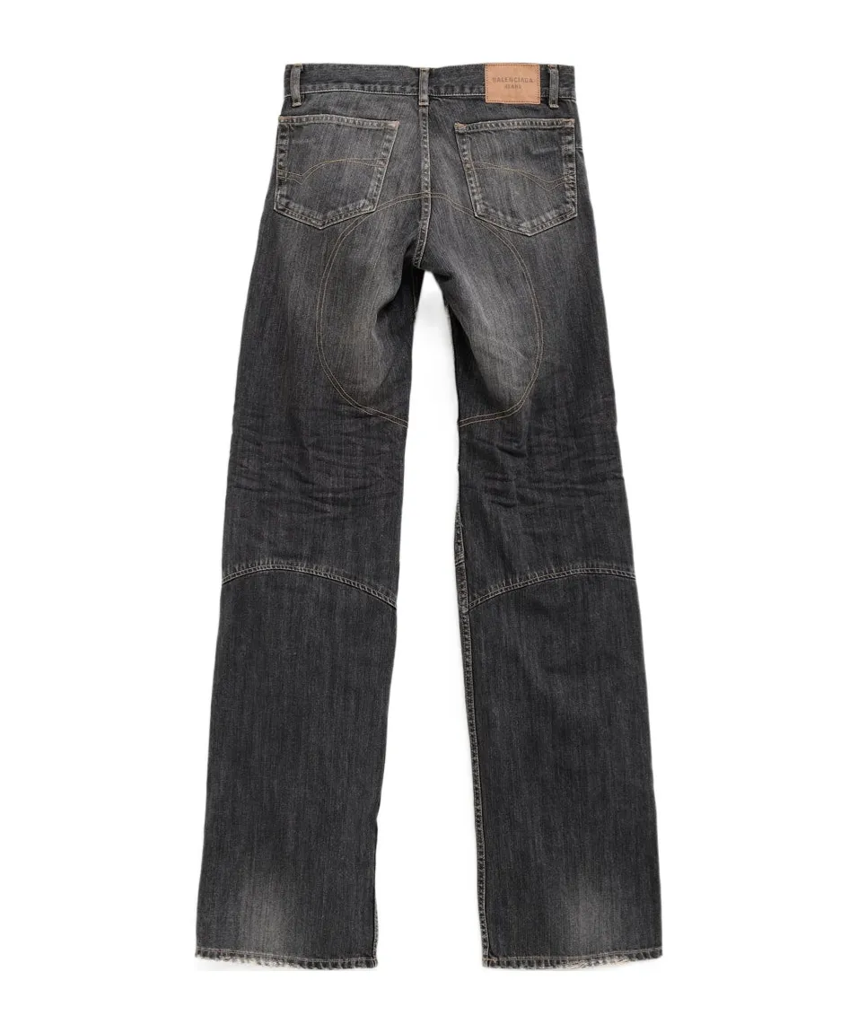Relief Stitching Jeans