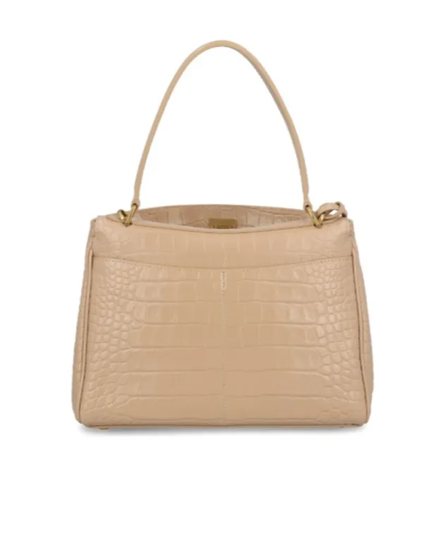 Rodeo Crocodile-Embossed Shoulder Bag