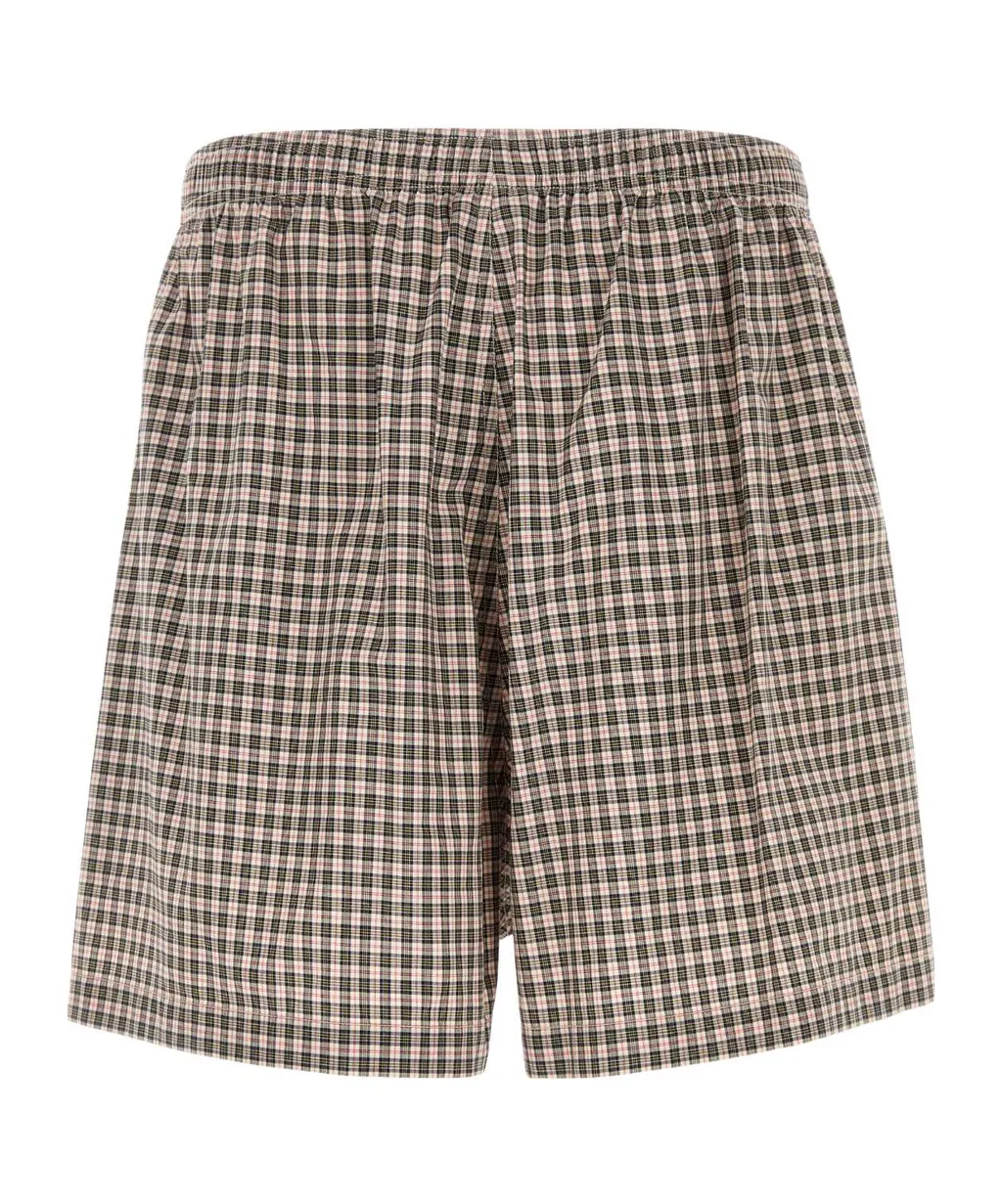 Checked Bermuda Shorts