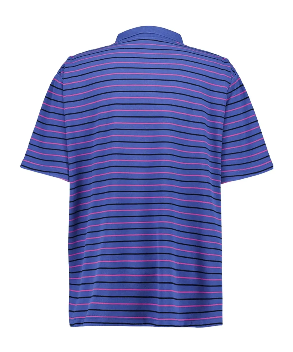 Laurel Classic Pique Striped Polo Shirt