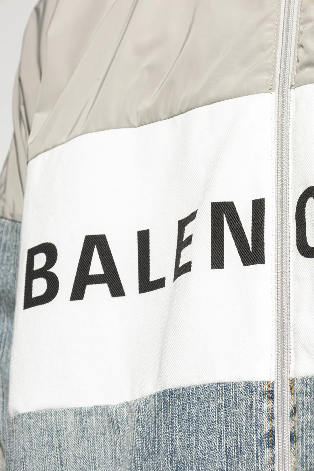 Logo Printed Zipped Jacket