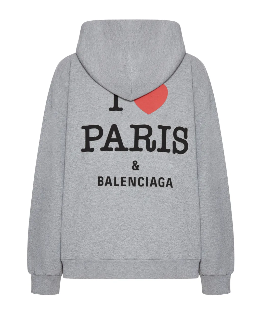 I Love Paris Zipped Hoodie