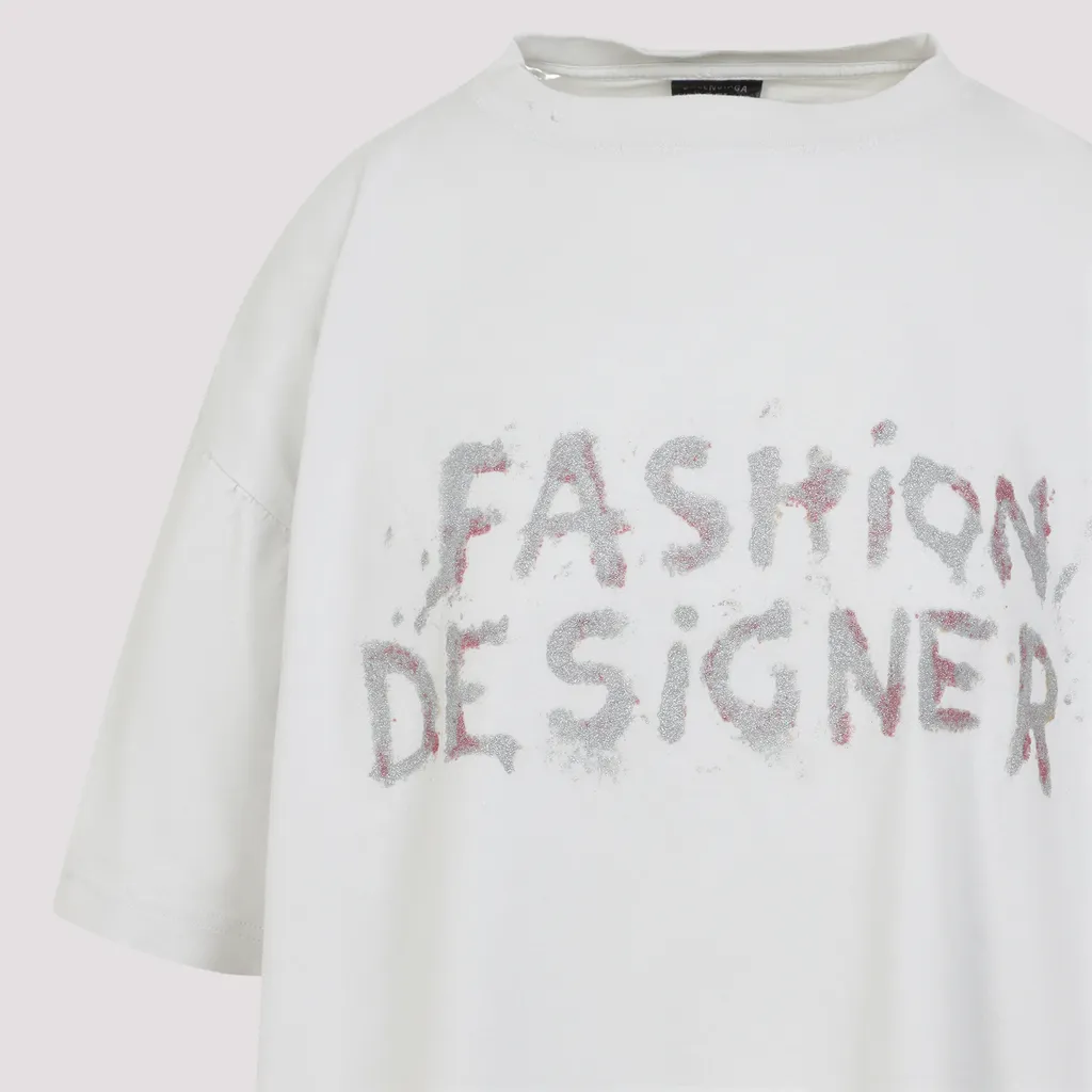 Distressed Short-Sleeved T-Shirt