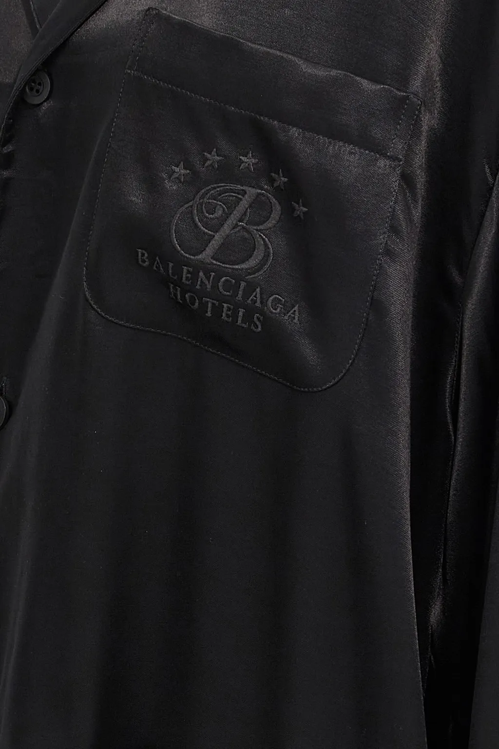 Logo Embroidered Long-Sleeve Shirt