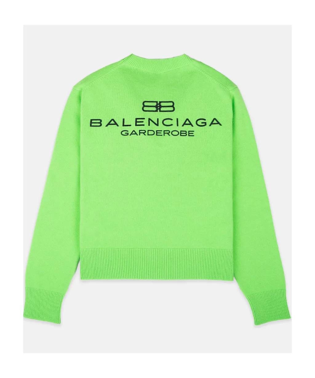 Bb Logo Embroidered Knitted Jumper