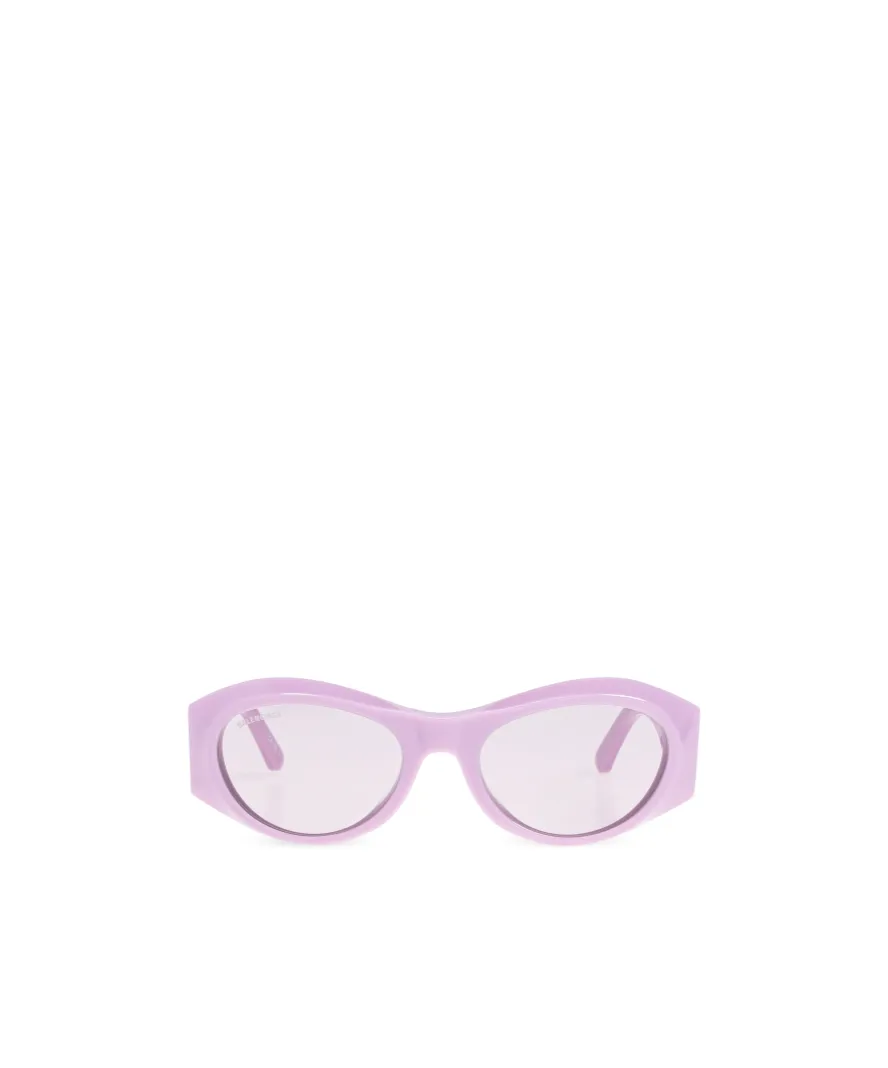Oval-Frame Sunglasses