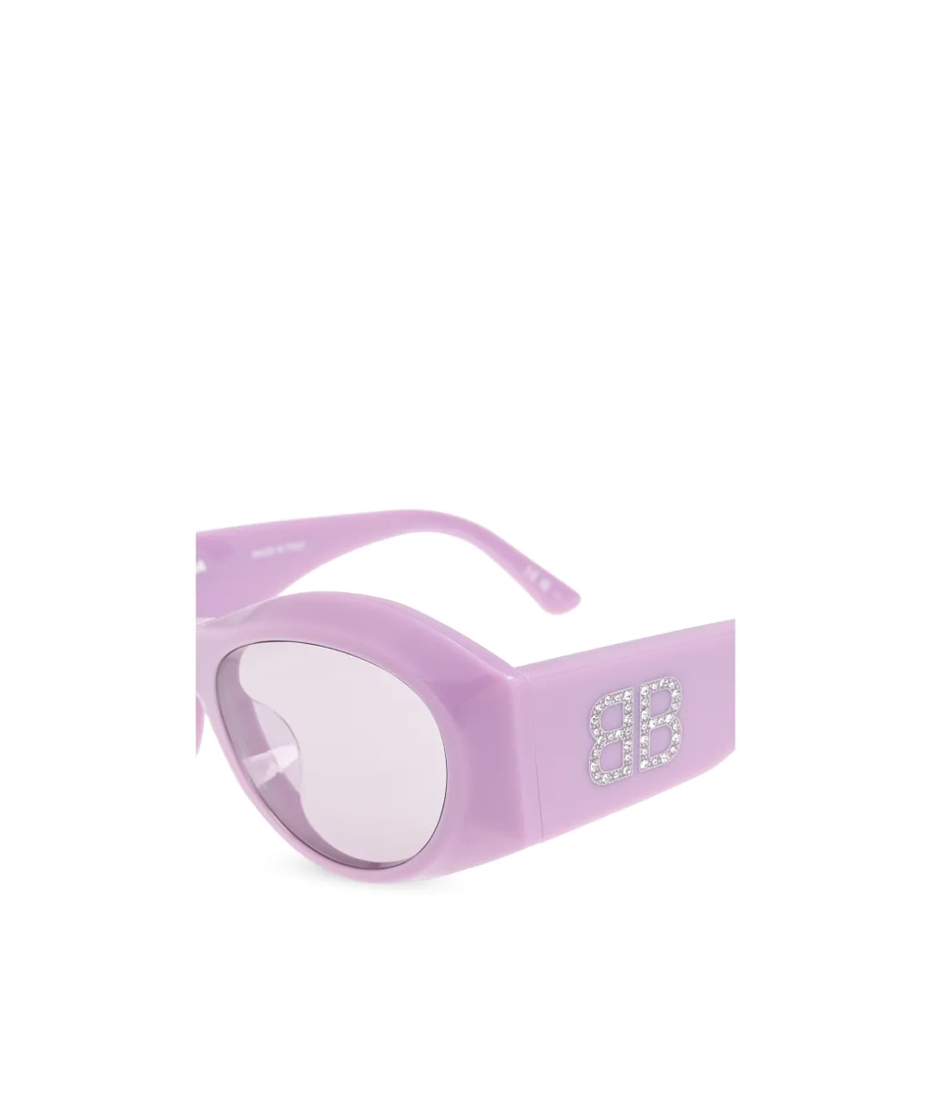 Oval-Frame Sunglasses