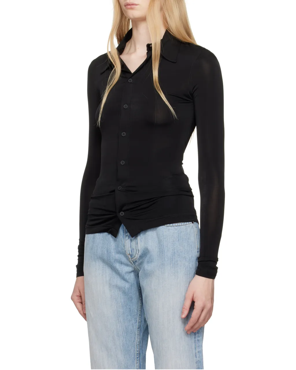 Long-Sleeved Tailored Shirt