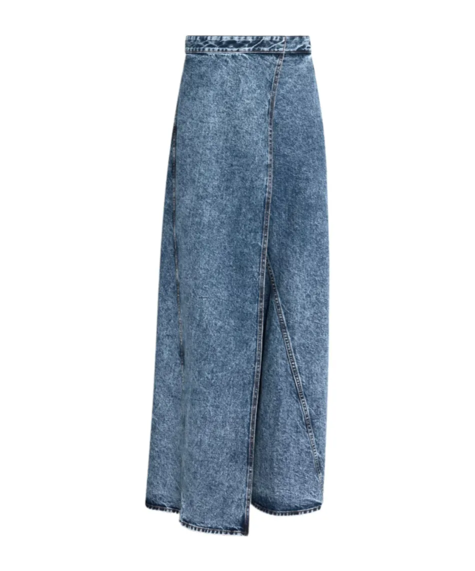 Wide Leg Wrap Jeans