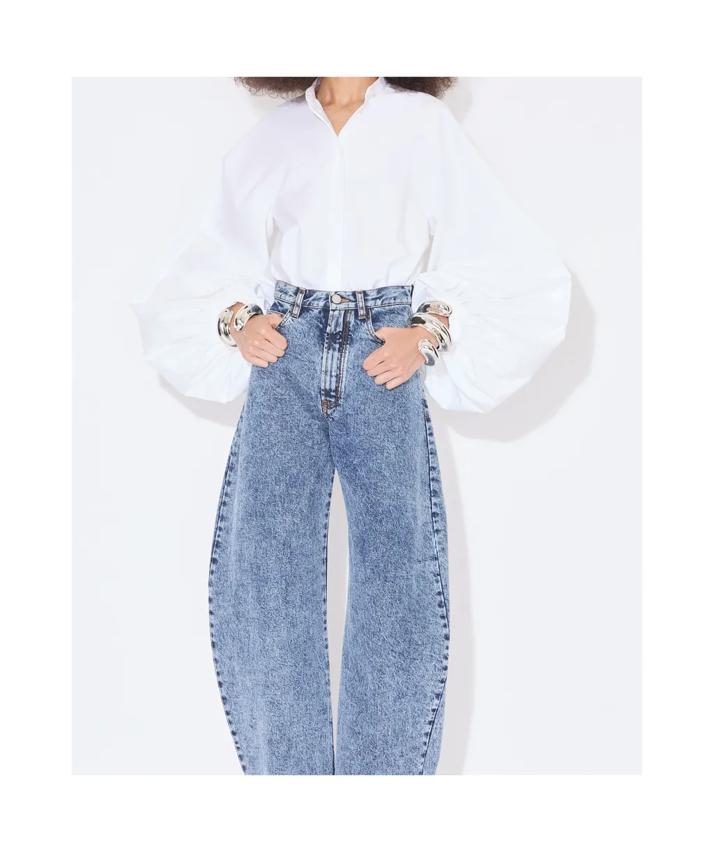 Poplin Balloon Shirt