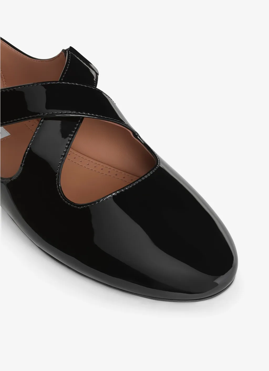 Buckle-Strap Ballet Flats