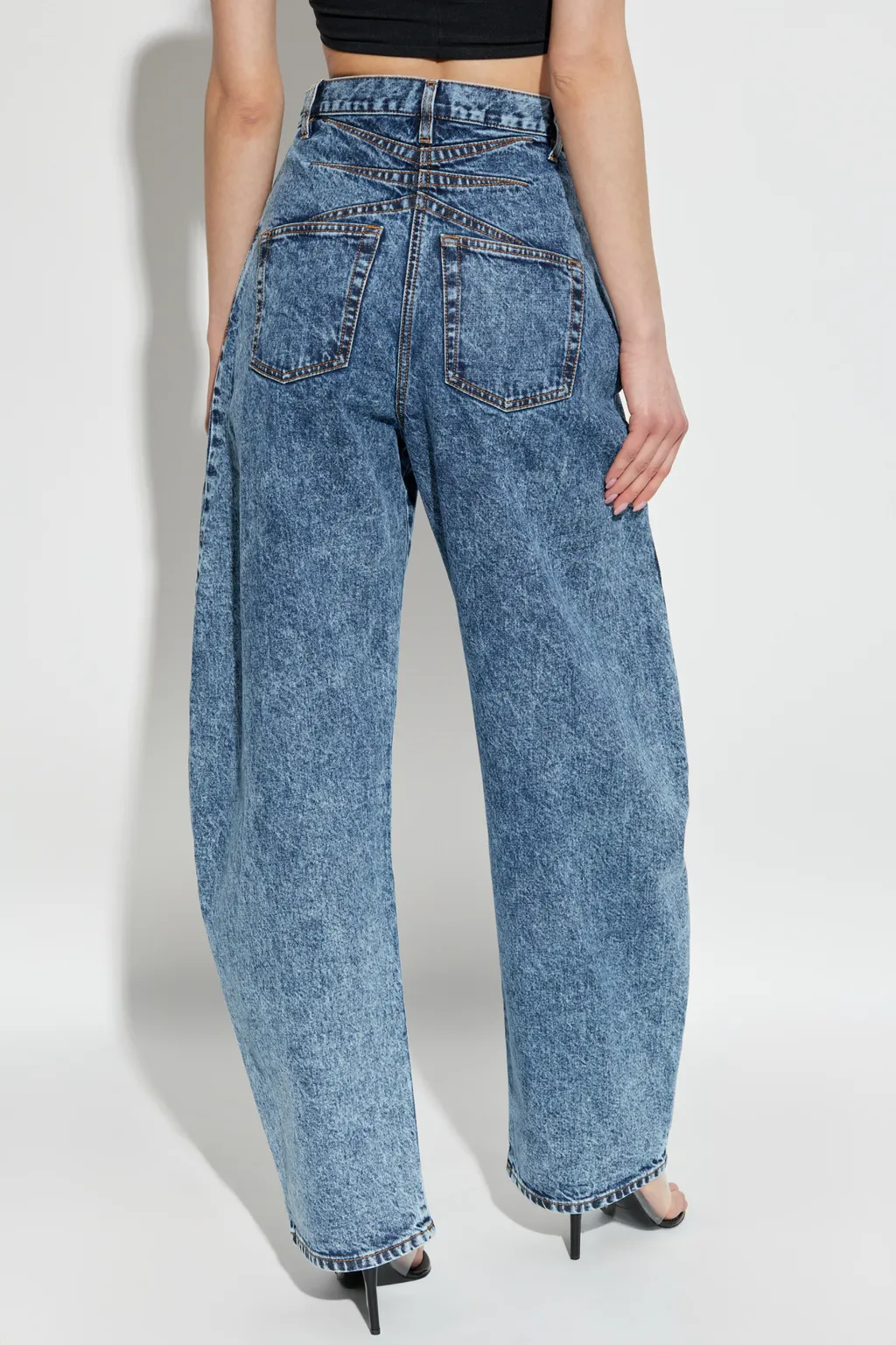 Snow Denim Round Jeans