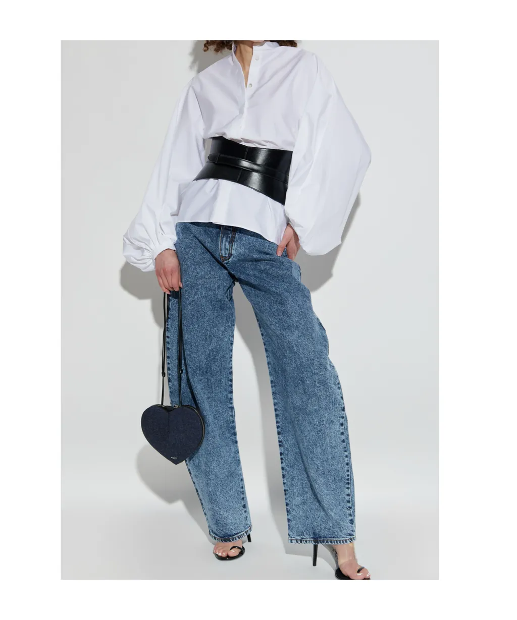 Snow Denim Round Jeans