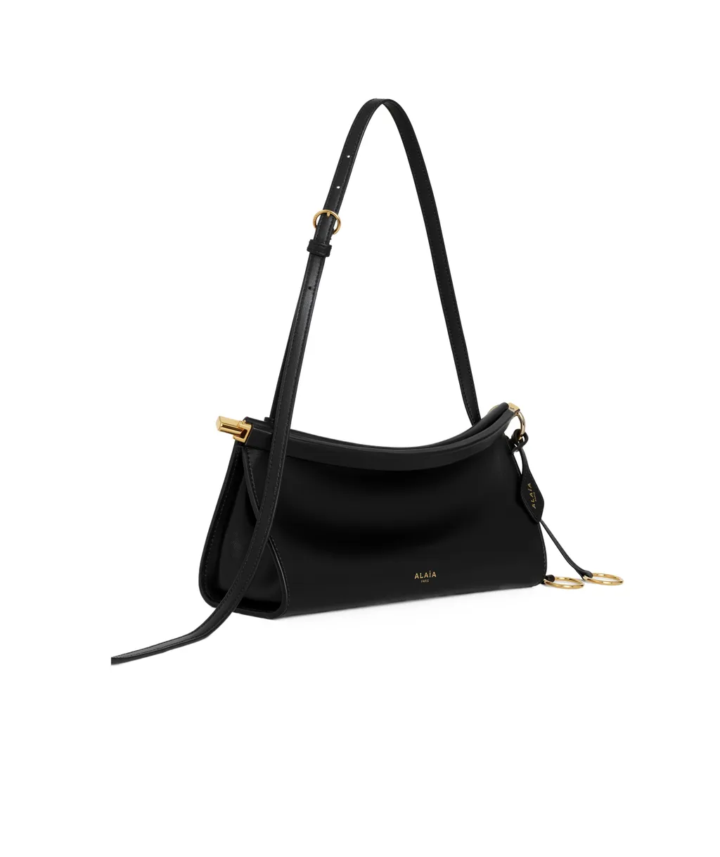 Logo Stamp Small East West Shoulder Bag