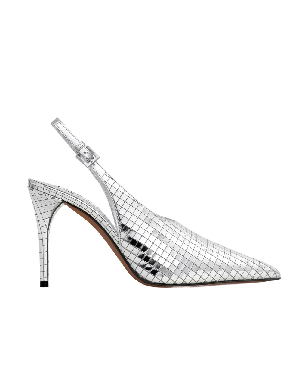 Pointed High-Heeled Sandals