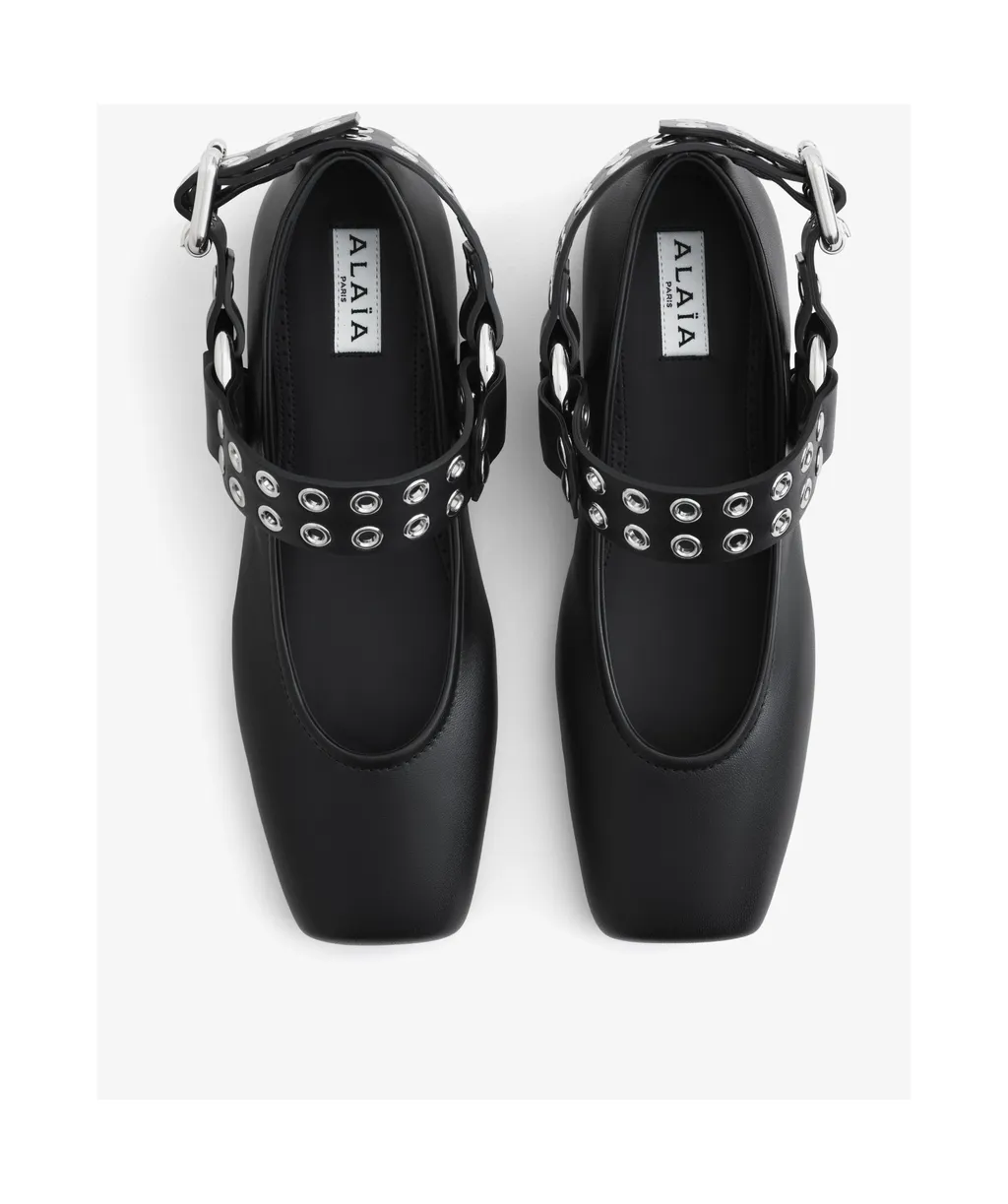 Biker Ballet Flats