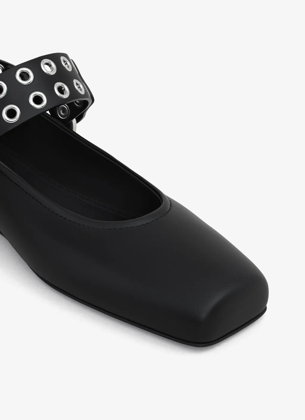 Biker Ballet Flats