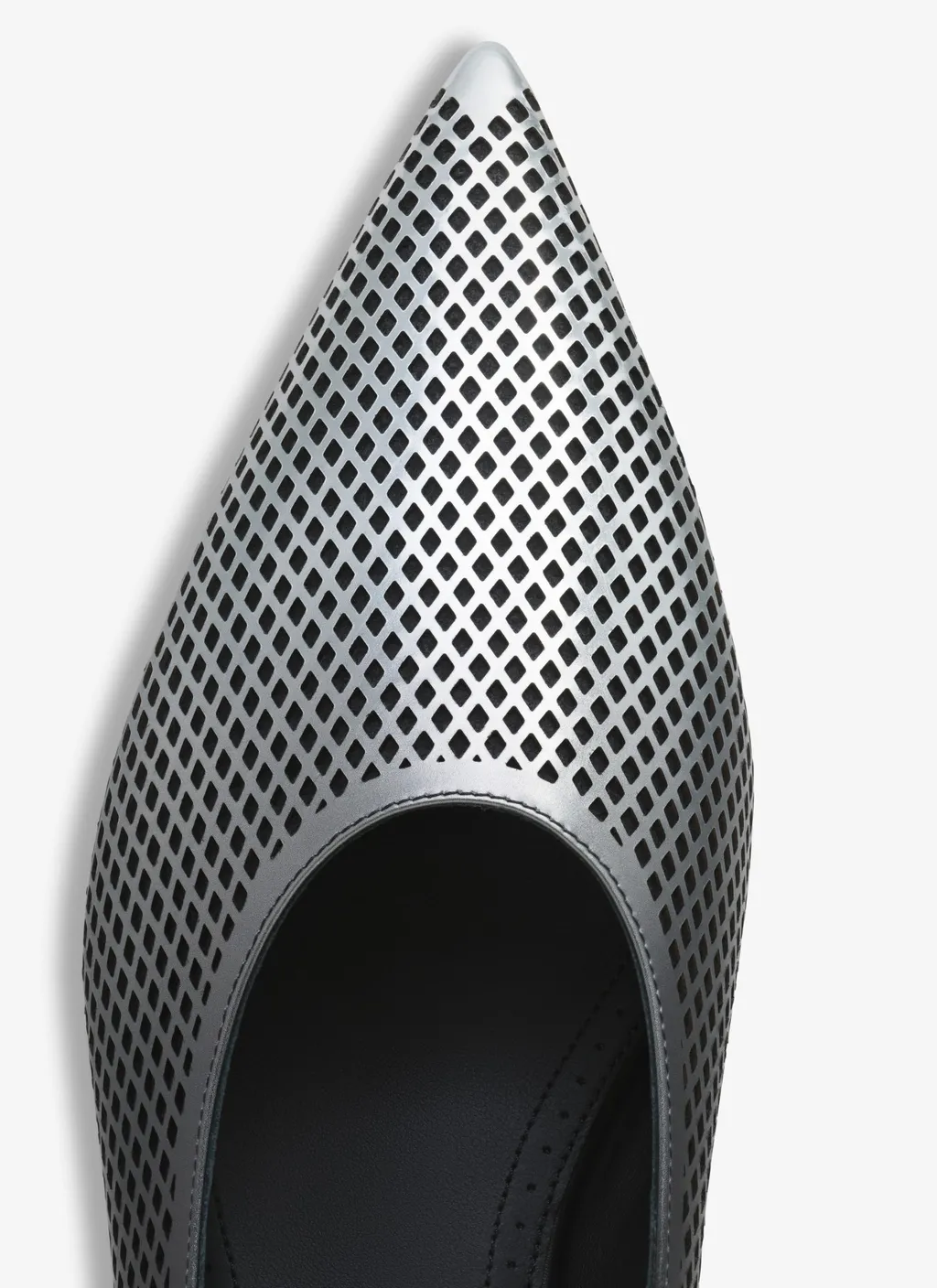 Degradé-Effect Mesh Ballerina Shoes