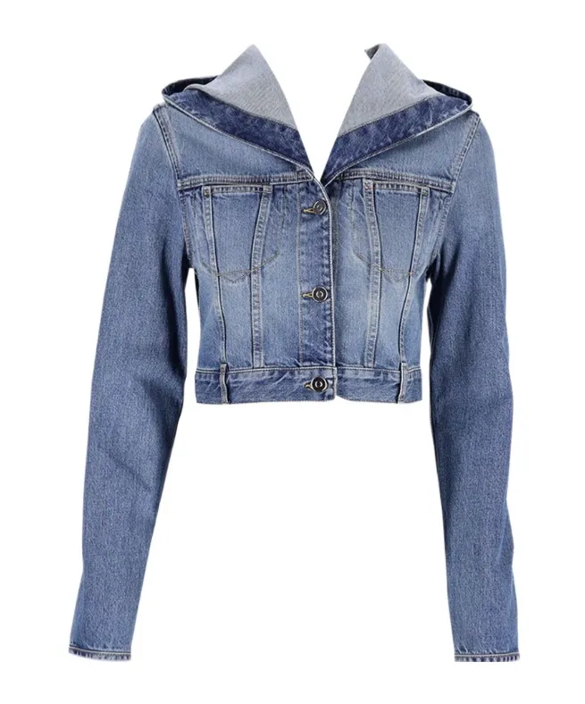 Denim Hooded Jacket