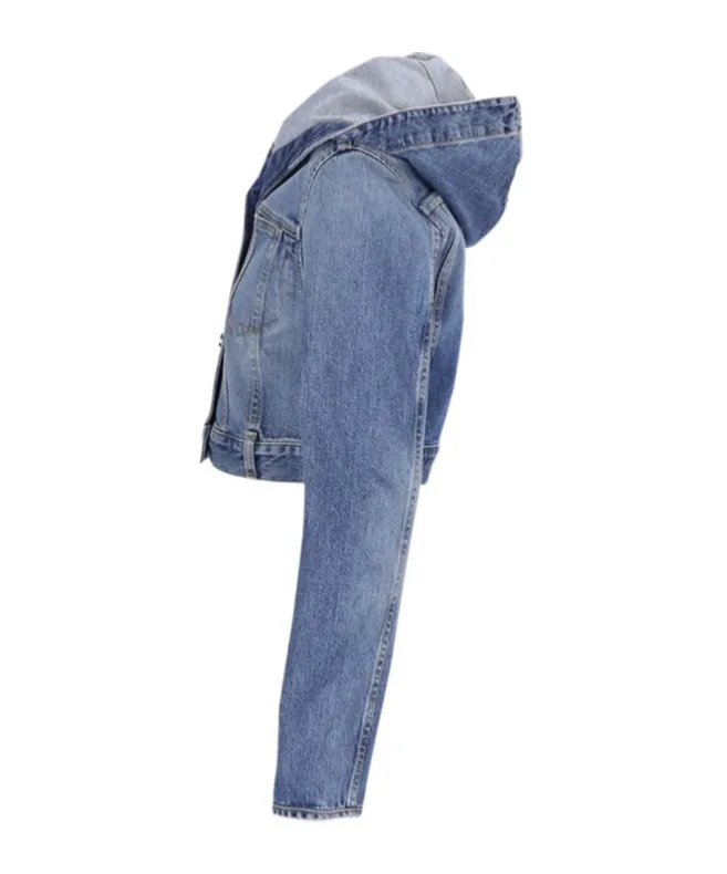 Denim Hooded Jacket