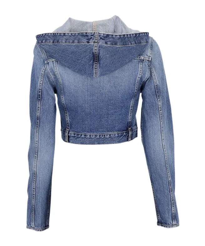 Denim Hooded Jacket