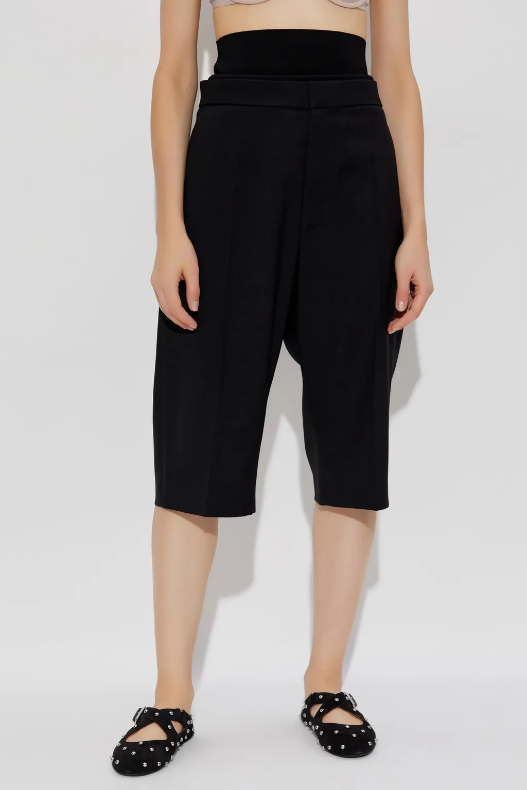 Gabardine Bermuda Shorts