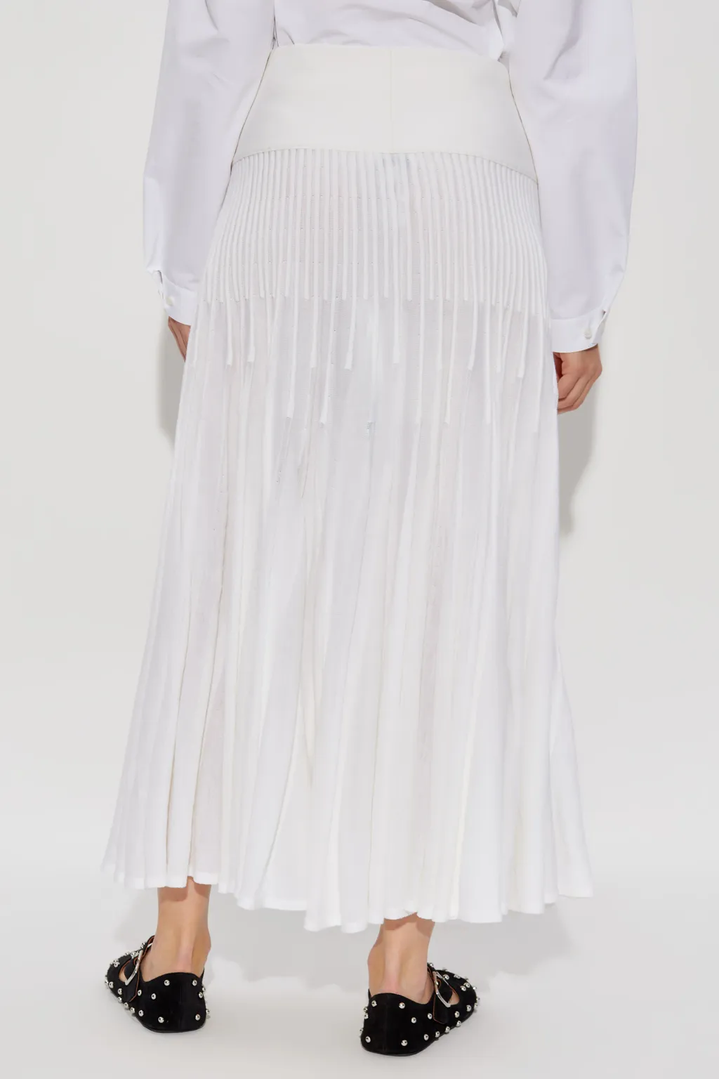 Knit Pleated Skirt