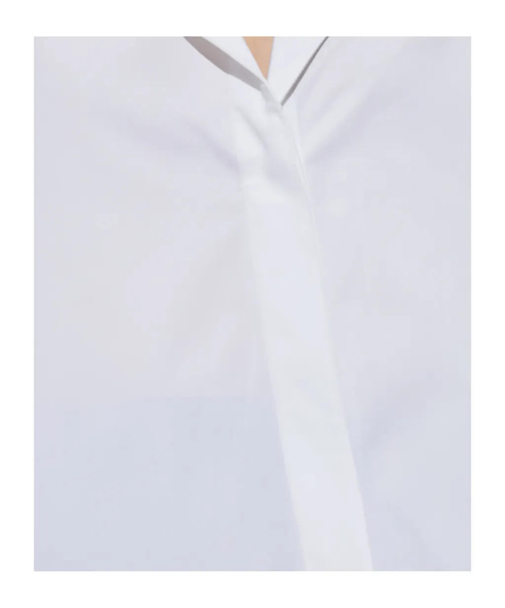 Straight Cut Hooded Shirt