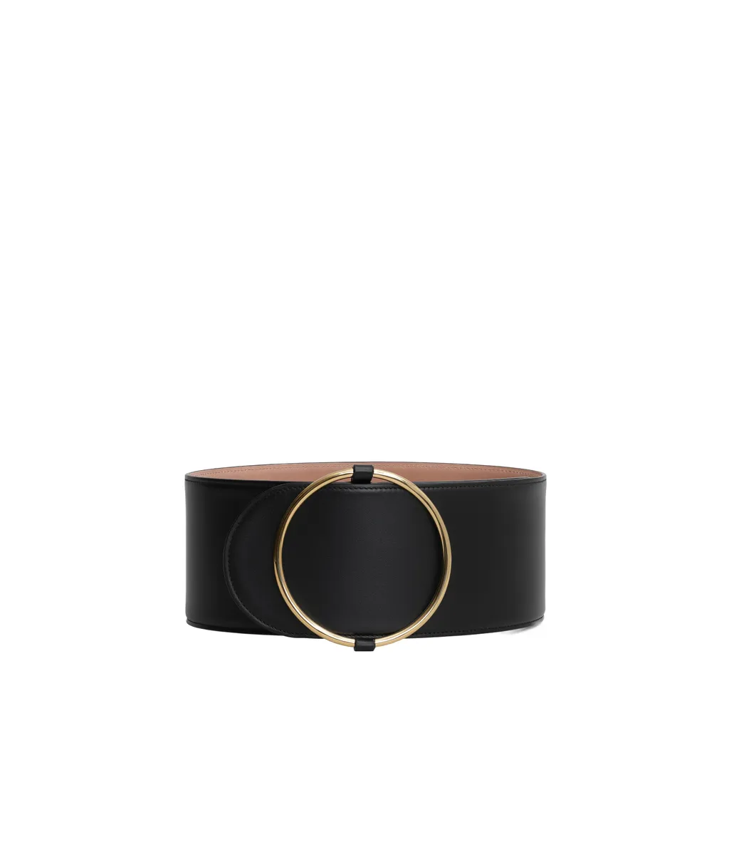 Leather Ring Belt