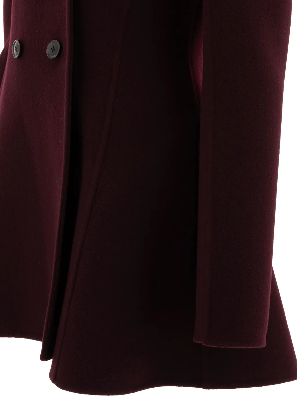 Double Breasted Long Sleeved Coat