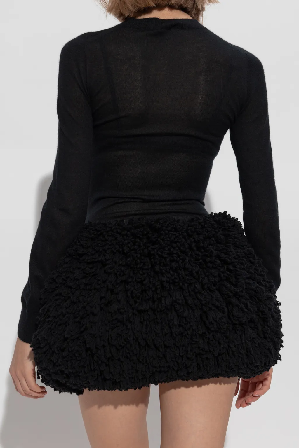 Round-Collar And Long-Sleeved Jumpsuit
