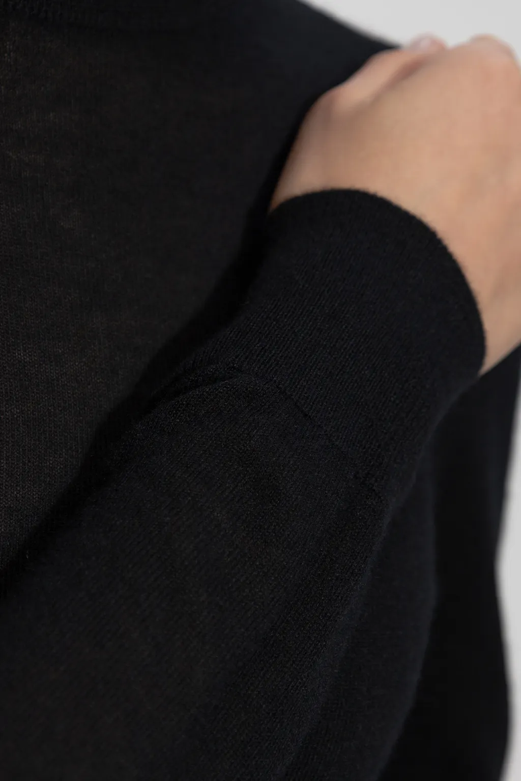 Round-Collar And Long-Sleeved Jumpsuit