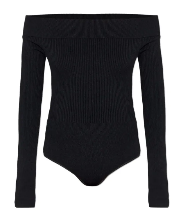 Off-Shoulder Body Sculpting Top