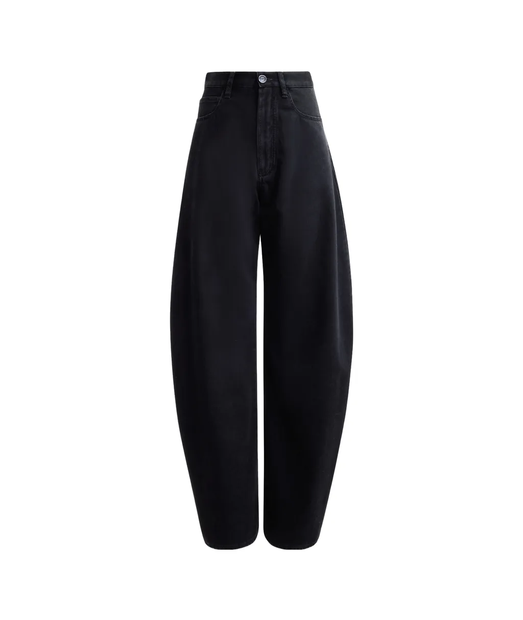 High-Waist Round Jeans