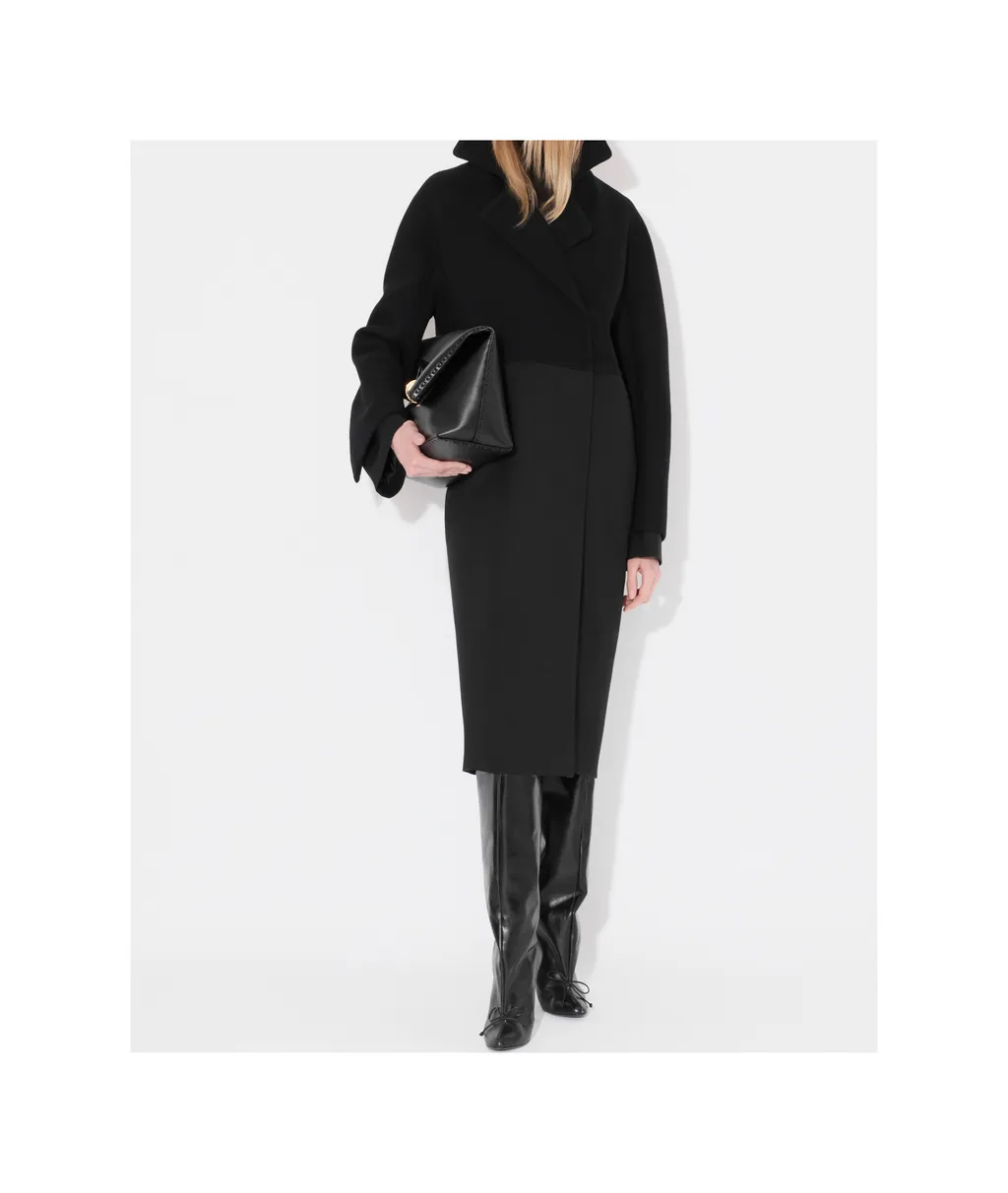 Collar Long-Sleeved Coat