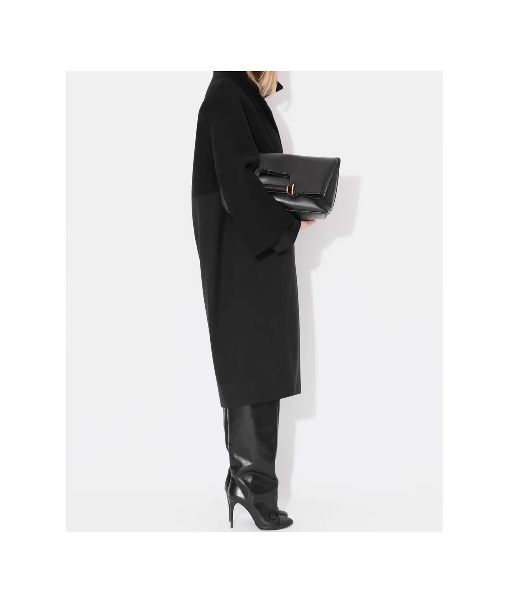 Collar Long-Sleeved Coat
