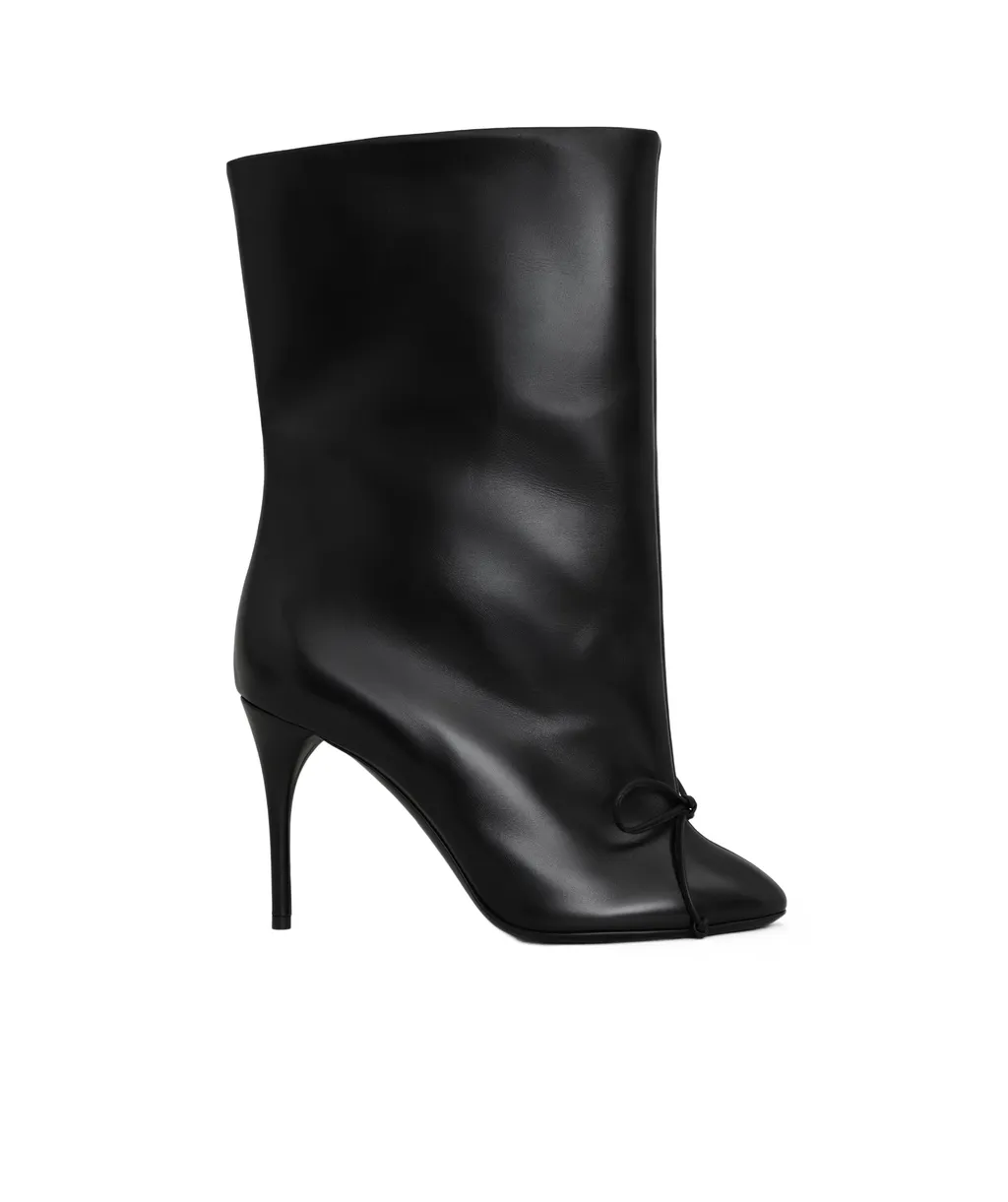 100Mm Bow-Detailed Boots
