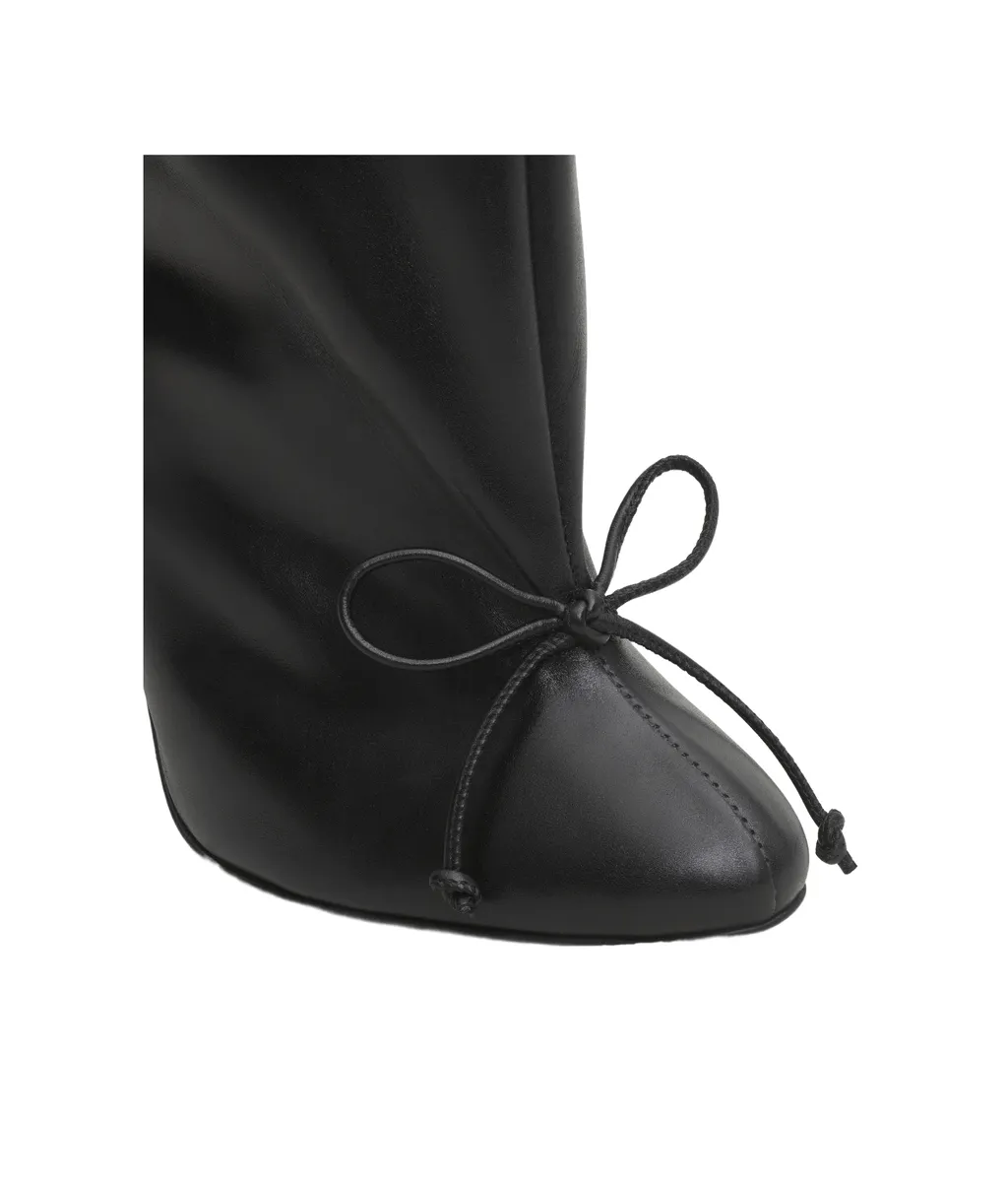 100Mm Bow-Detailed Boots