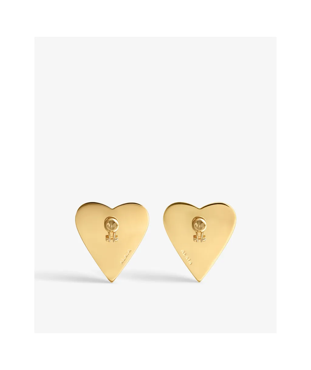 Heart-Shaped Bombe Earrings