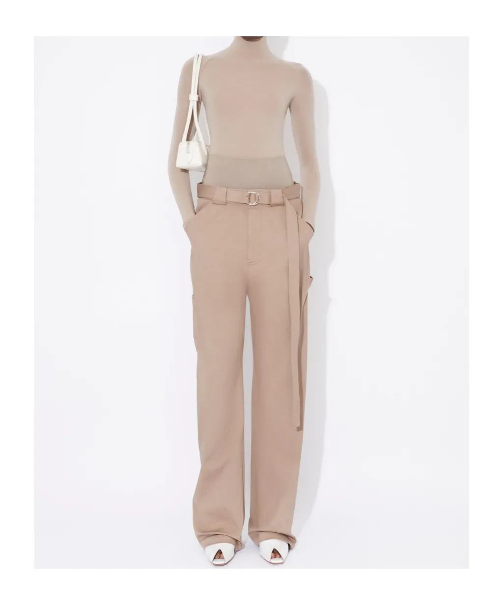 Knit Band Cargo Trousers