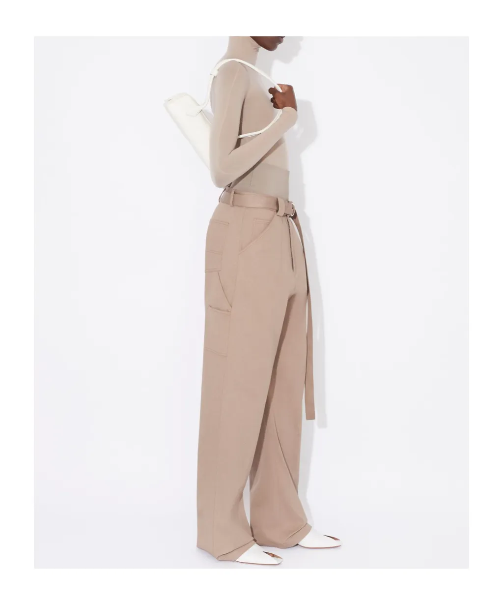 Knit Band Cargo Trousers
